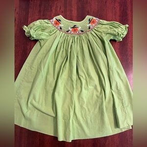 Toddler Girls 2T Smocked Halloween Dress